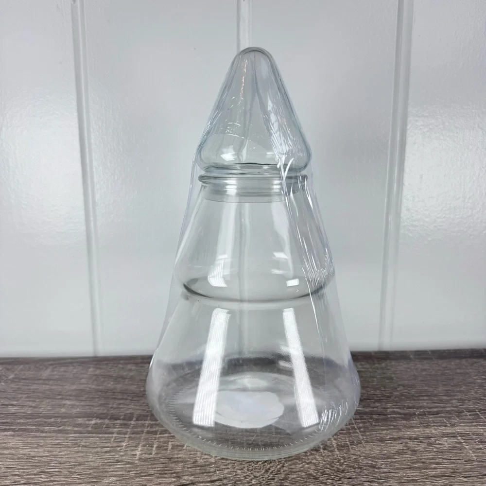 NEW Target Bullseye Playground Christmas Tree Glass Canister